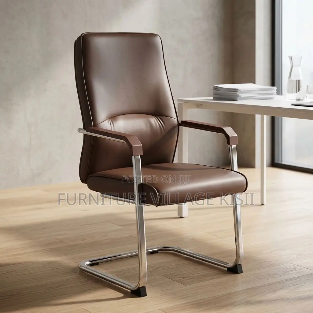 Leather Visitor Office Chair