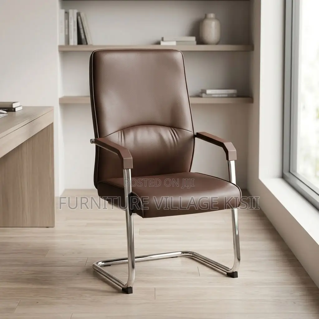 Leather Visitor Office Chair