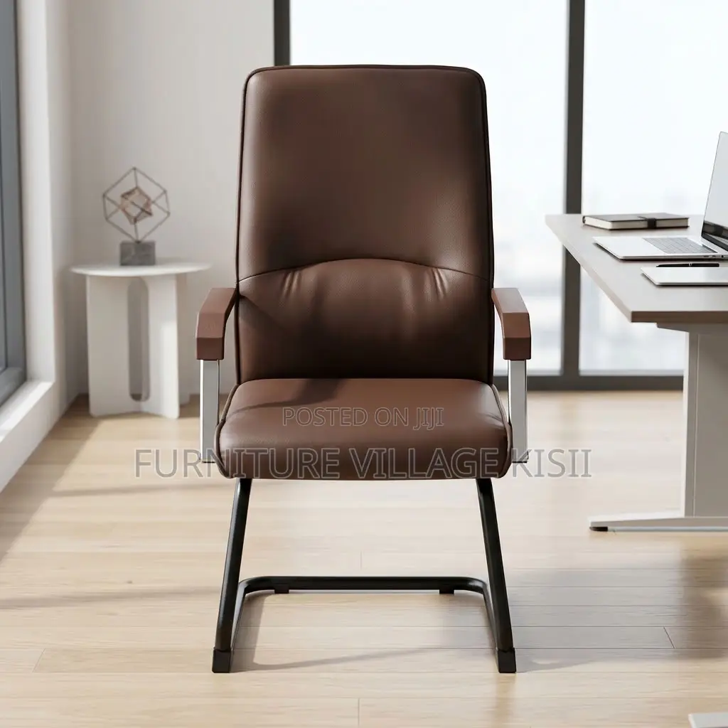 Leather Visitor Office Chair