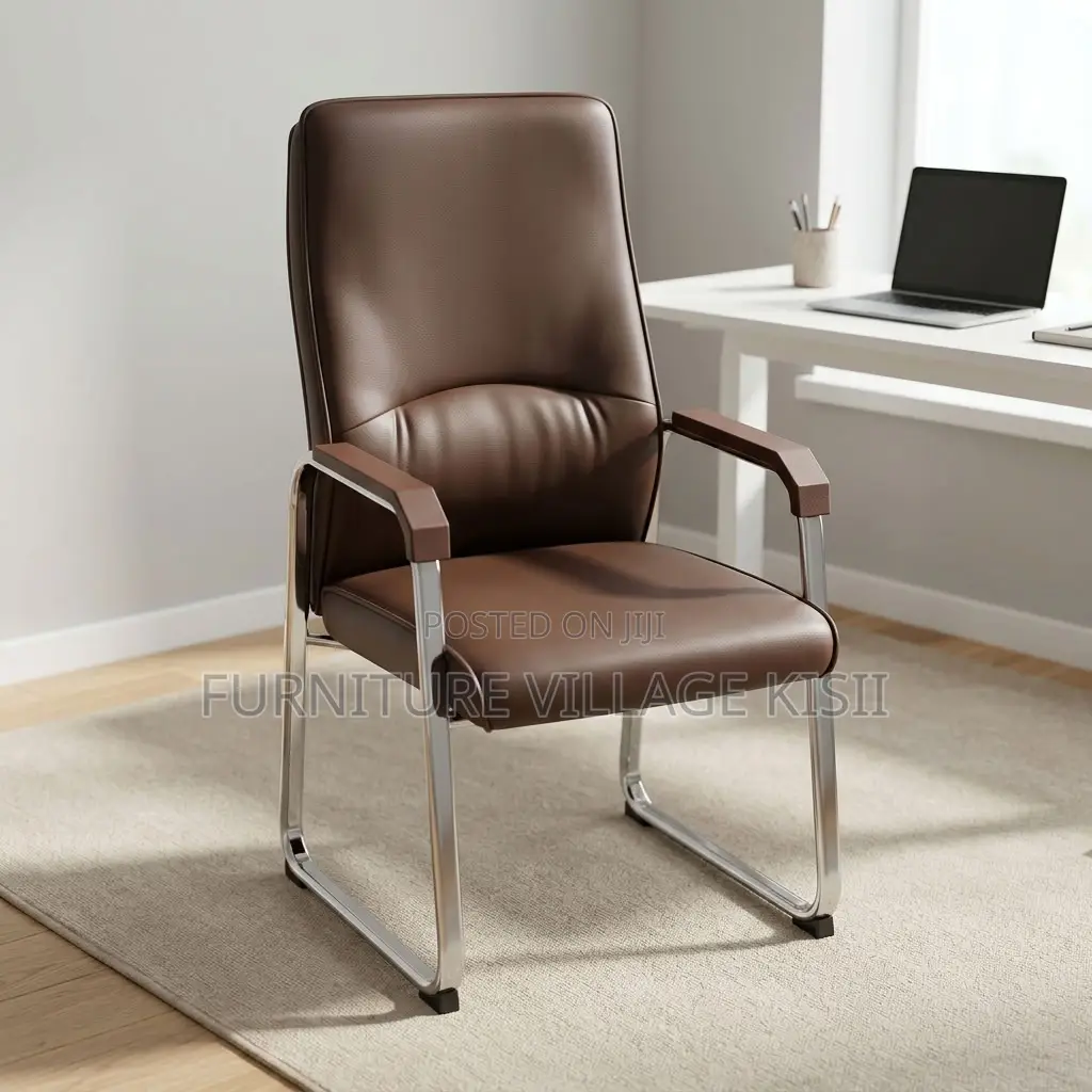 Leather Visitor Office Chair