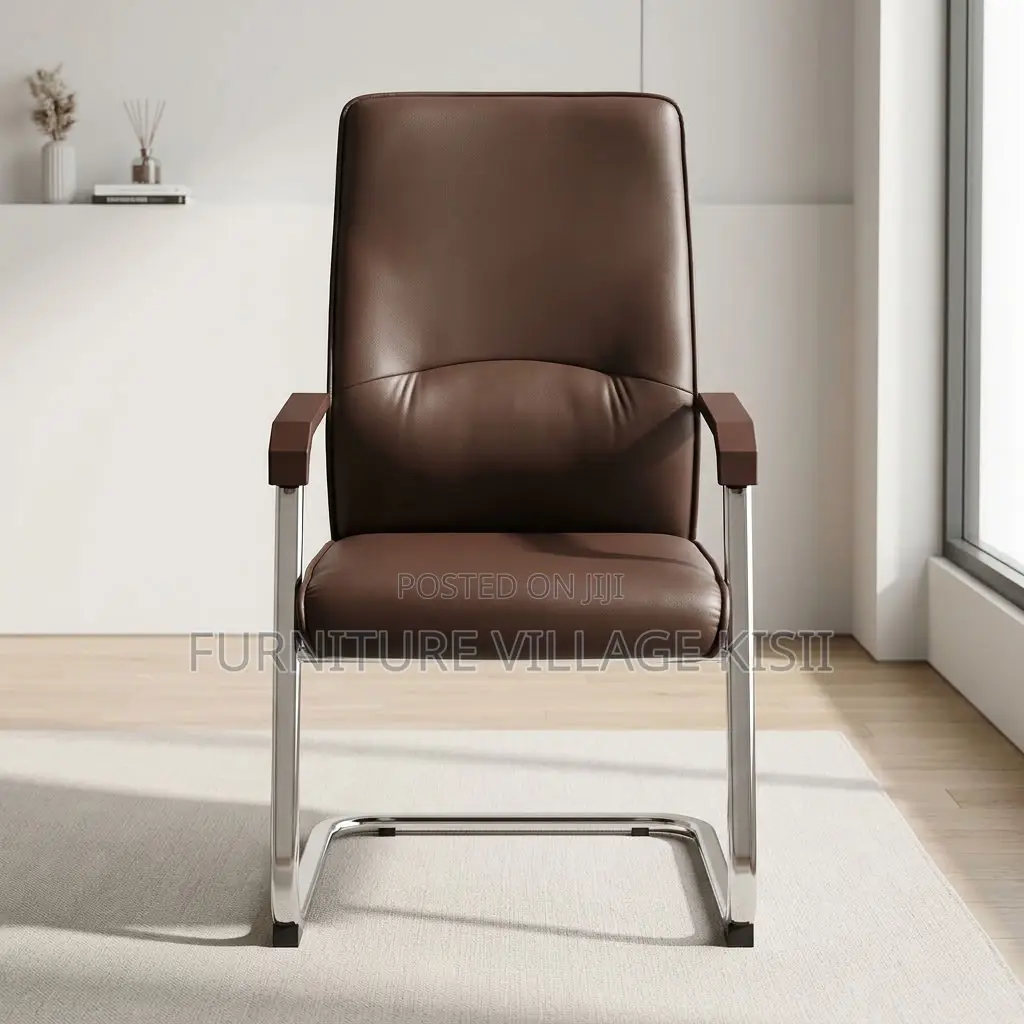 Leather Visitor Office Chair