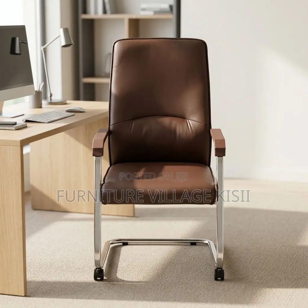 Leather Visitor Office Chair