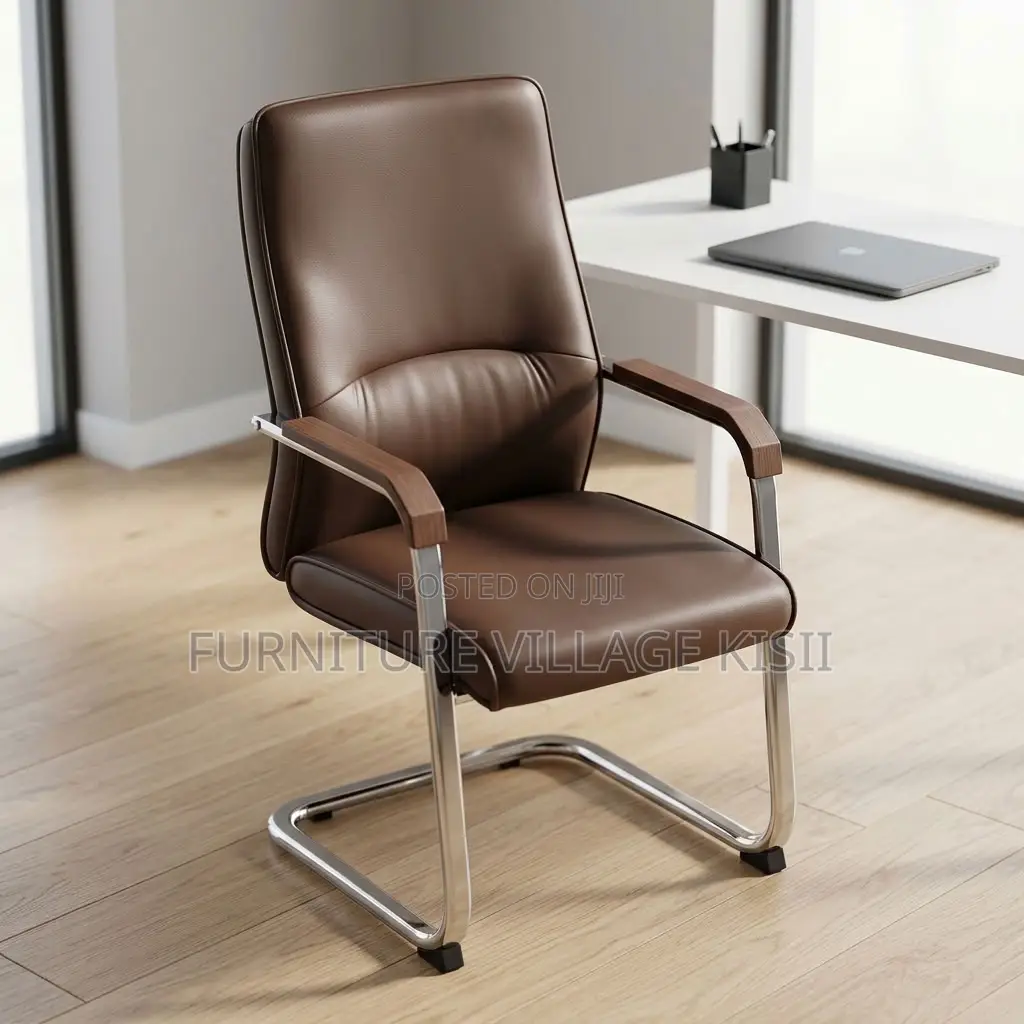 Leather Visitor Office Chair