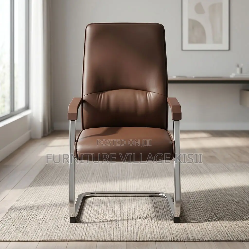 Leather Visitor Office Chair
