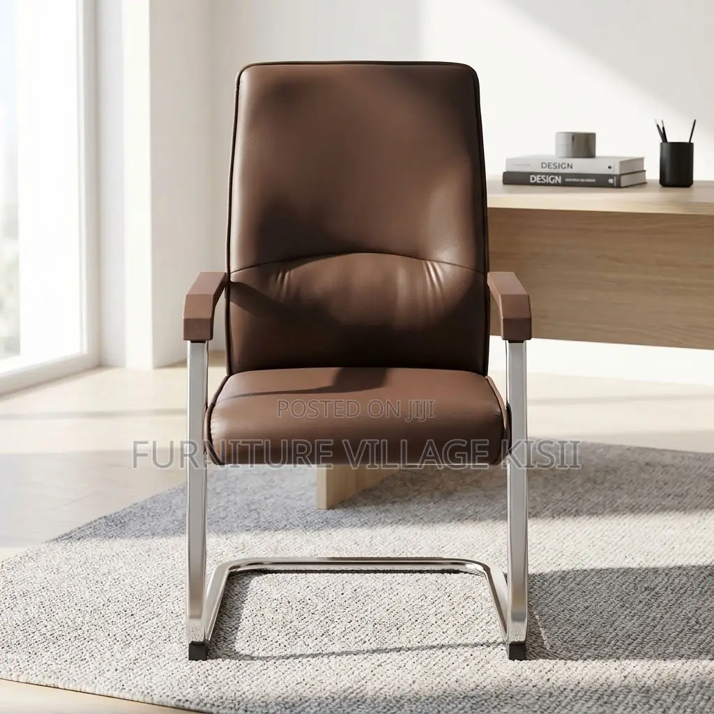 Leather Visitor Office Chair