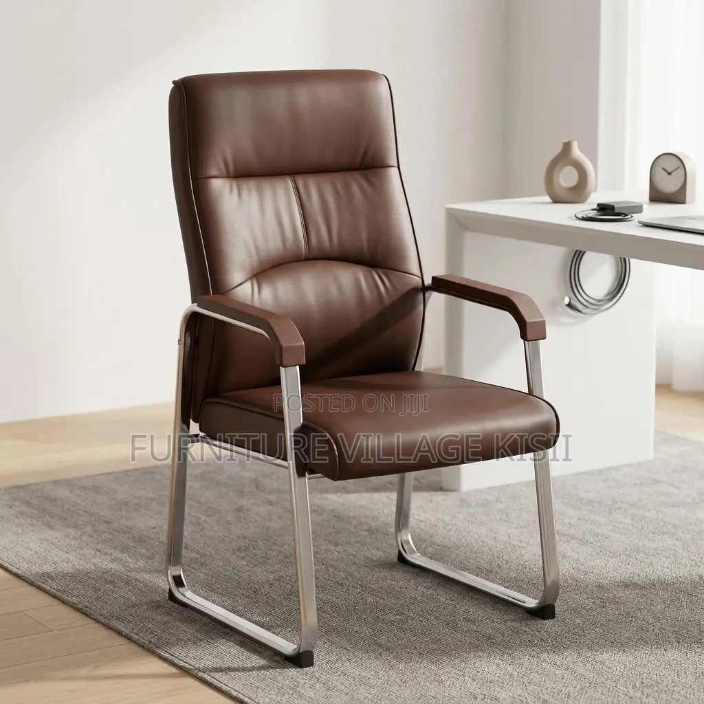 Leather Visitor Office Chair