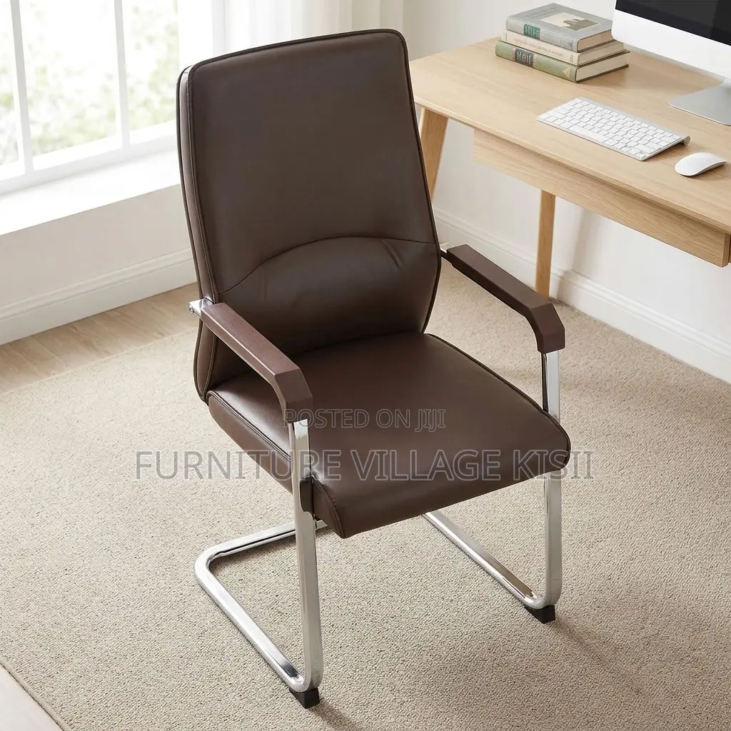 Leather Visitor Office Chair