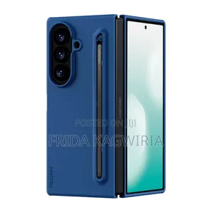 Samsung Fold 8 Ultra Nilkin Silicone Case With Stylus Pen