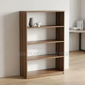 5 Tier Wooden Open Bookshelf