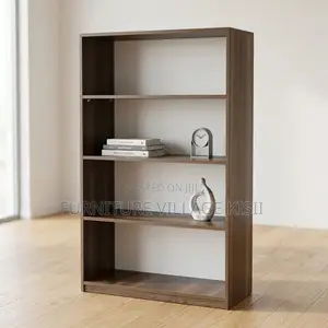 5 Tier Wooden Open Bookshelf