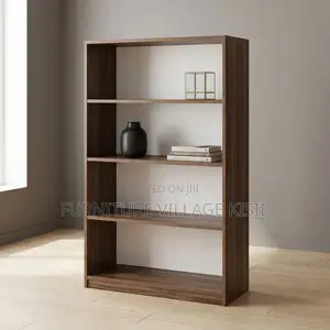 5 Tier Wooden Open Bookshelf