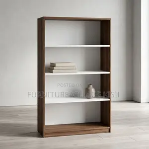 5 Tier Wooden Open Bookshelf