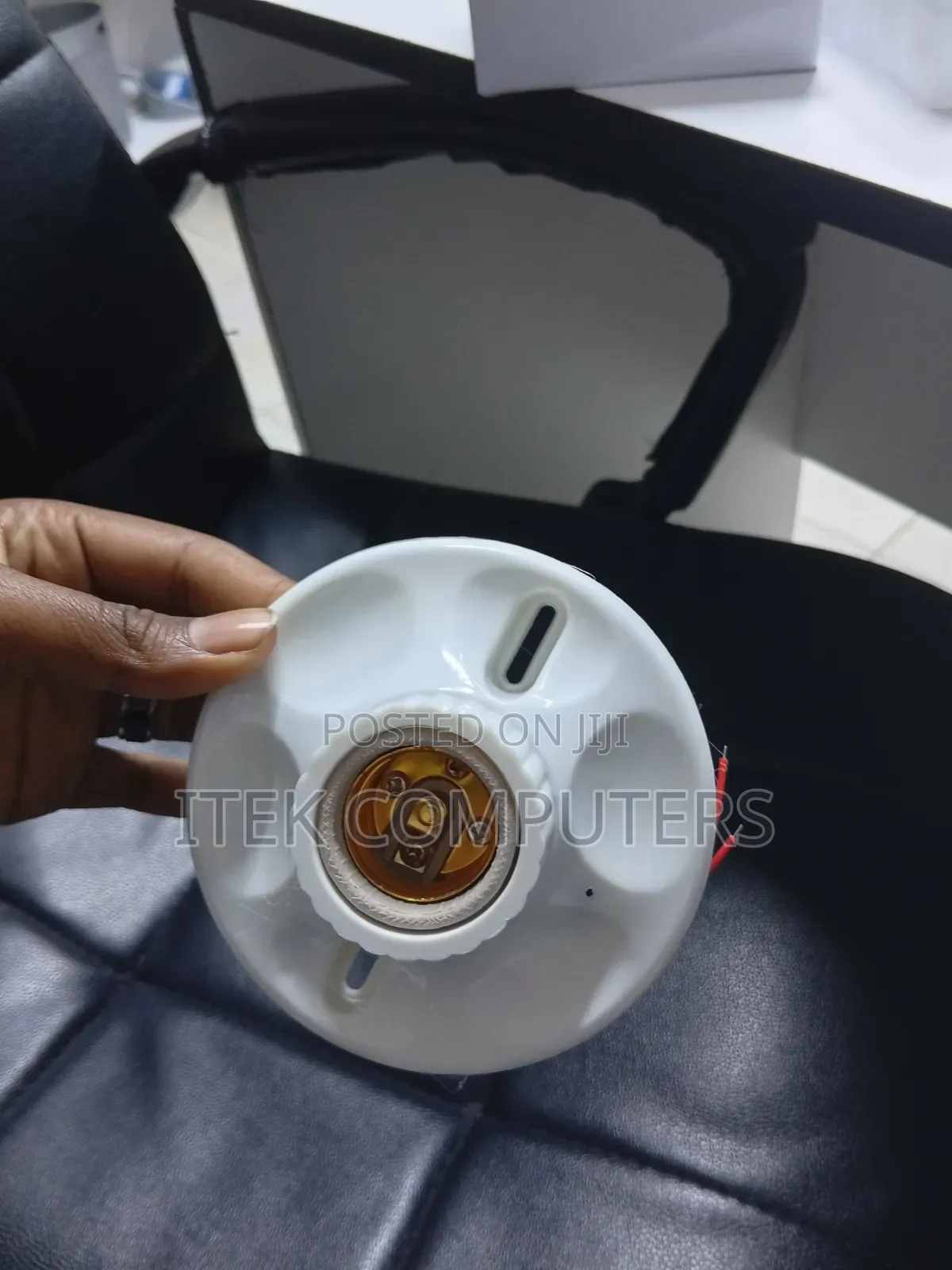 Smart Looking Bulb Holder Spy Camera for Indoor Security Applications.