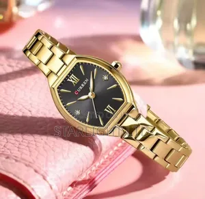 Waterproof Quartz Timepiece With Roman Numerals