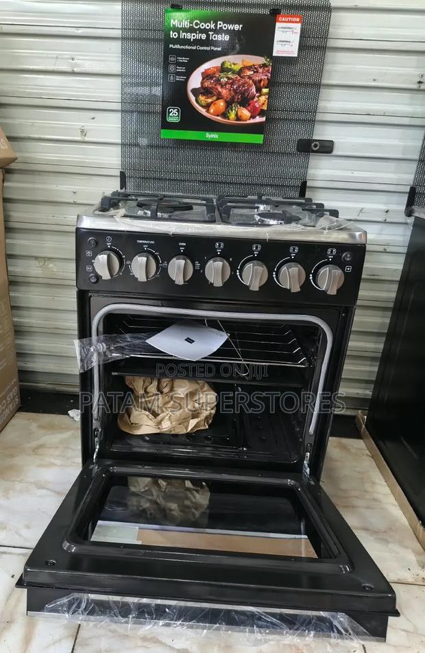 Synix Standing Cooker 60 * 60 With Gas Sensor - thumbnail 3