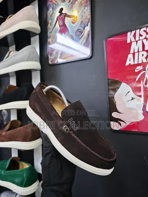 Dark Tan Boss Slip on Suede Loafers