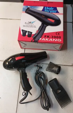 Professional Hair Dryer Fakang FK-3900 1800W Cold Hot Air Styling Set.