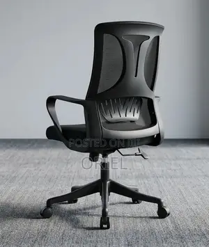 Ergonomic Mid-Back Office Chair – Comfortable Adjustable Desk Seat