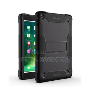 iPad 9.7 6th Gen Rugged Case ( Black and Pink)