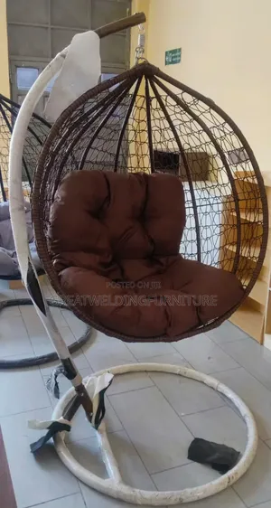 Indoor Outdoor Rattan Swing Chair With Cushion