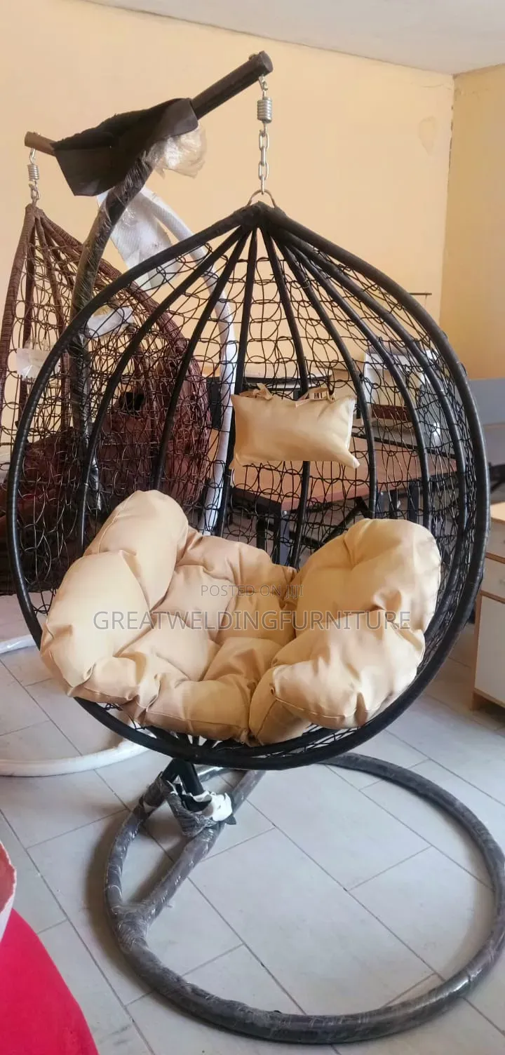 Modern Luxury Hanging Egg Chair With Stand