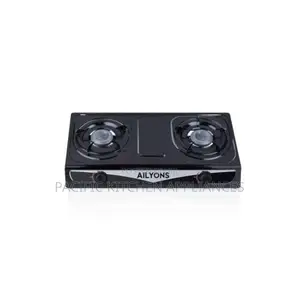 AILYONS-2 Burner Table Top Stainless Steel Gas Stove Cooker