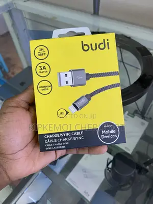 Budi USB-A to Lightning Charge and Sync Cable 3 Meter