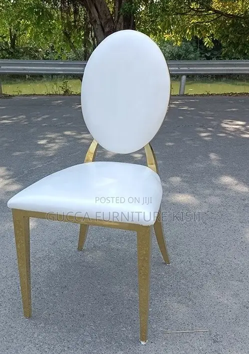 Leather Round Back Dining Chair