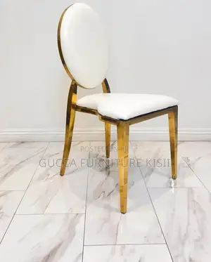 Leather Round Back Dining Chair