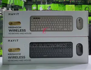 Havits Kb254gcm Wireless Keyboard Mouse With Numbers on the Side