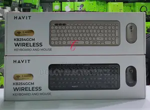 Havits Kb254gcm Wireless Keyboard Mouse With Numbers on the Side