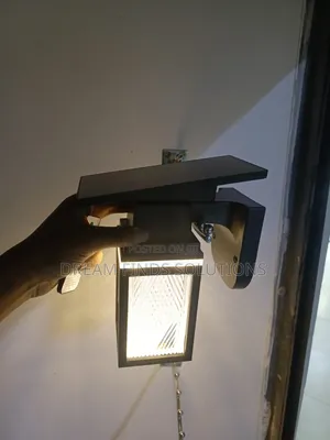 The Luminary Prism: Architectural Textured-Glass Solar Sconce,