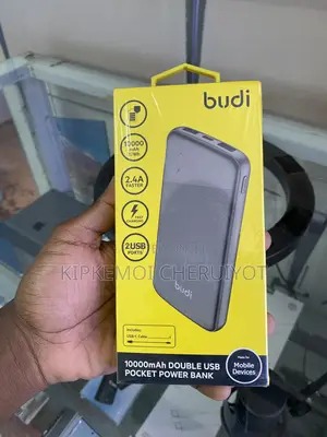 Budi 10000 mAh Double USB Simple Pocket Power Bank