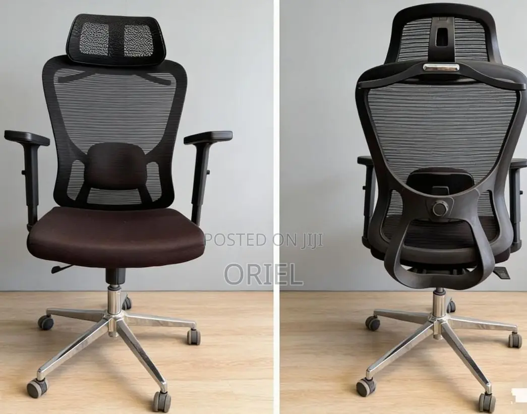 High-BackOrthopedicErgonomic Office ChairKenya – Comfortable Desk Seat