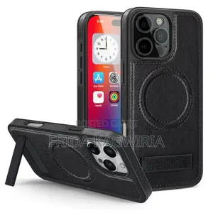 iPhone 15 Pro Max Leather Case With Stand in Nairobi