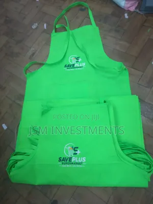 Branded Aprons. Cotton Material