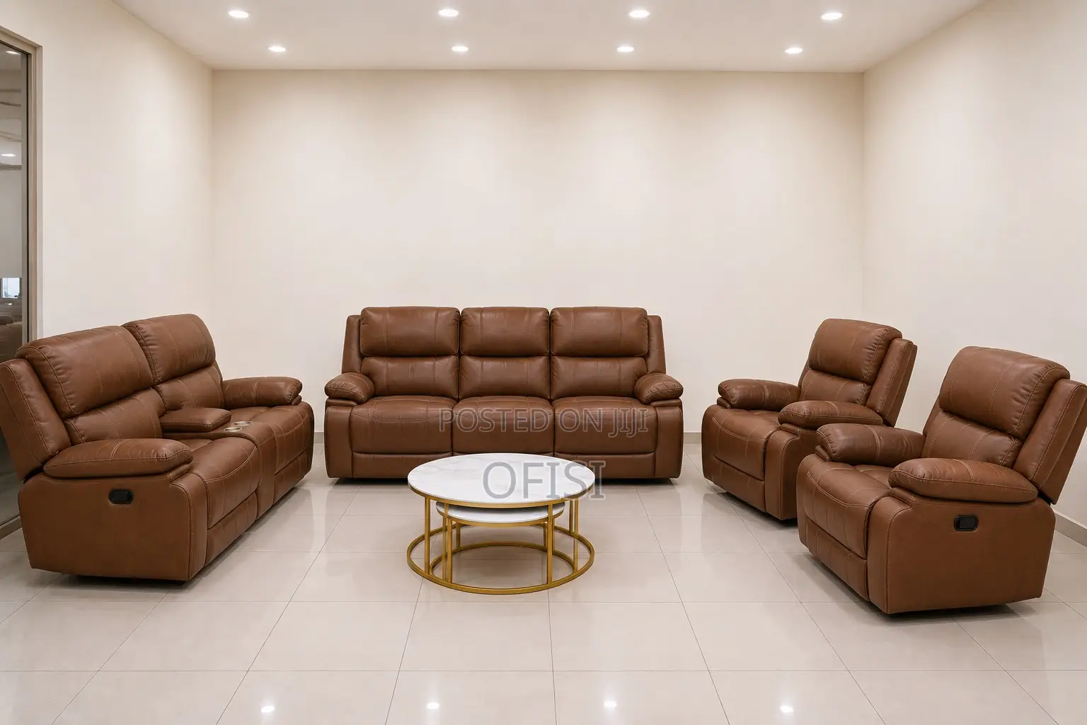 Recliner Sofas| 6-Seater Leather Modern Recliner Sofas in All Colors