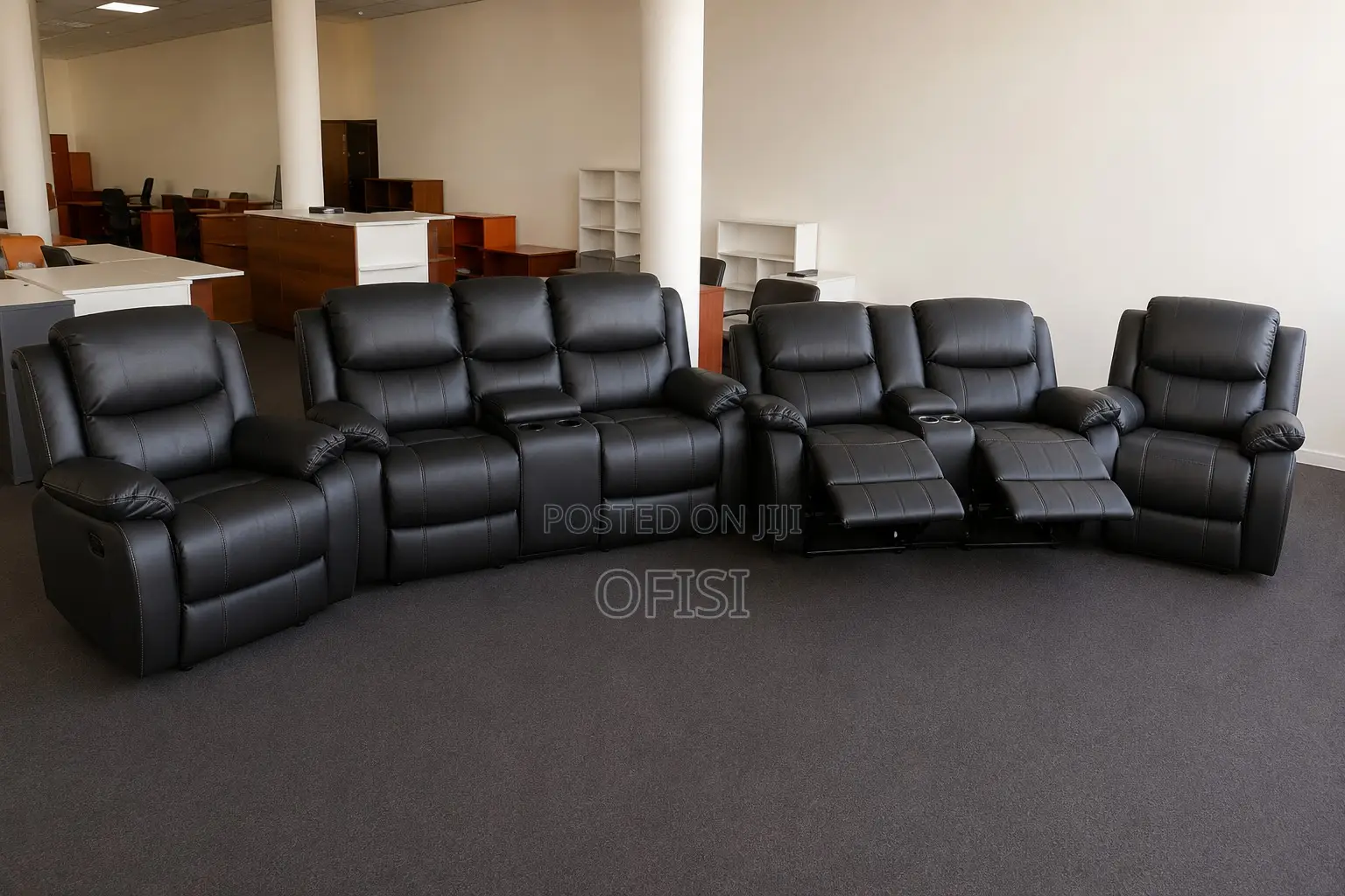 Recliner Sofas| 6-Seater Leather Modern Recliner Sofas in All Colors