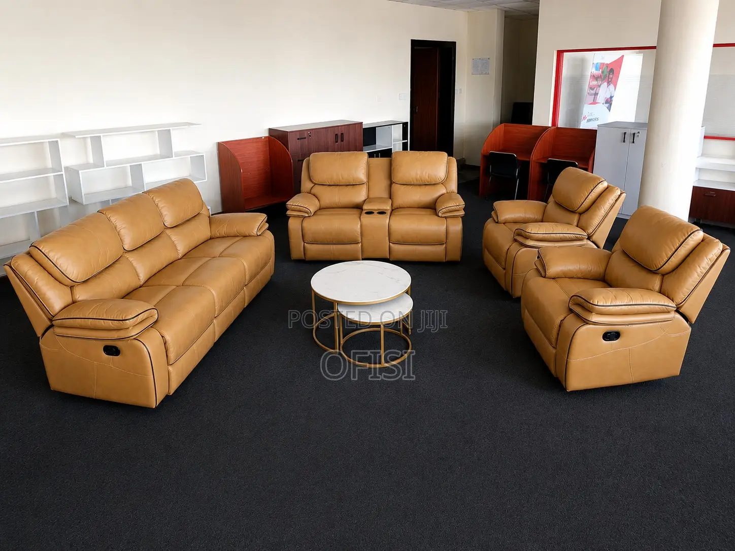 Recliner Sofas| 6-Seater Leather Modern Recliner Sofas in All Colors