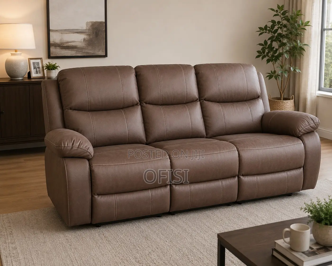 Recliner Sofas| 6-Seater Leather Modern Recliner Sofas in All Colors