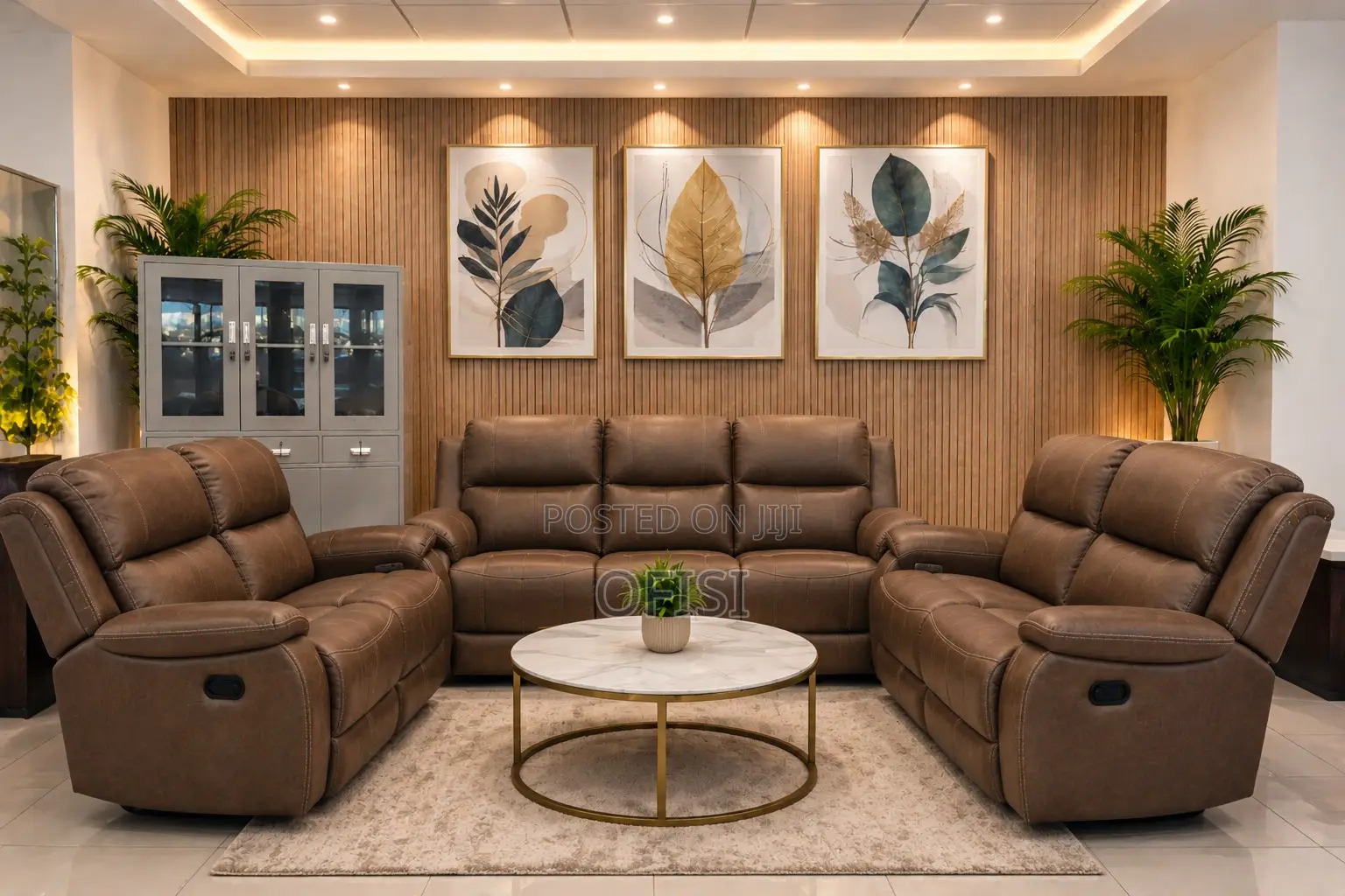 Recliner Sofas| 6-Seater Leather Modern Recliner Sofas in All Colors