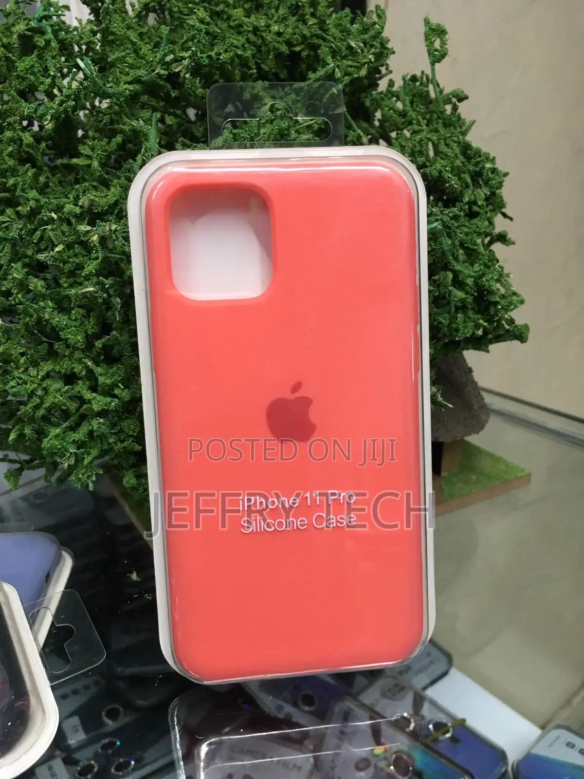 Orange Apple Silicone Case for the iPhone 11 Pro, in a Bright Shade