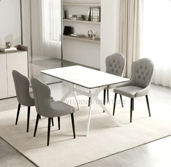 Quality 4 Seater Modern Dining Table Set Cs3