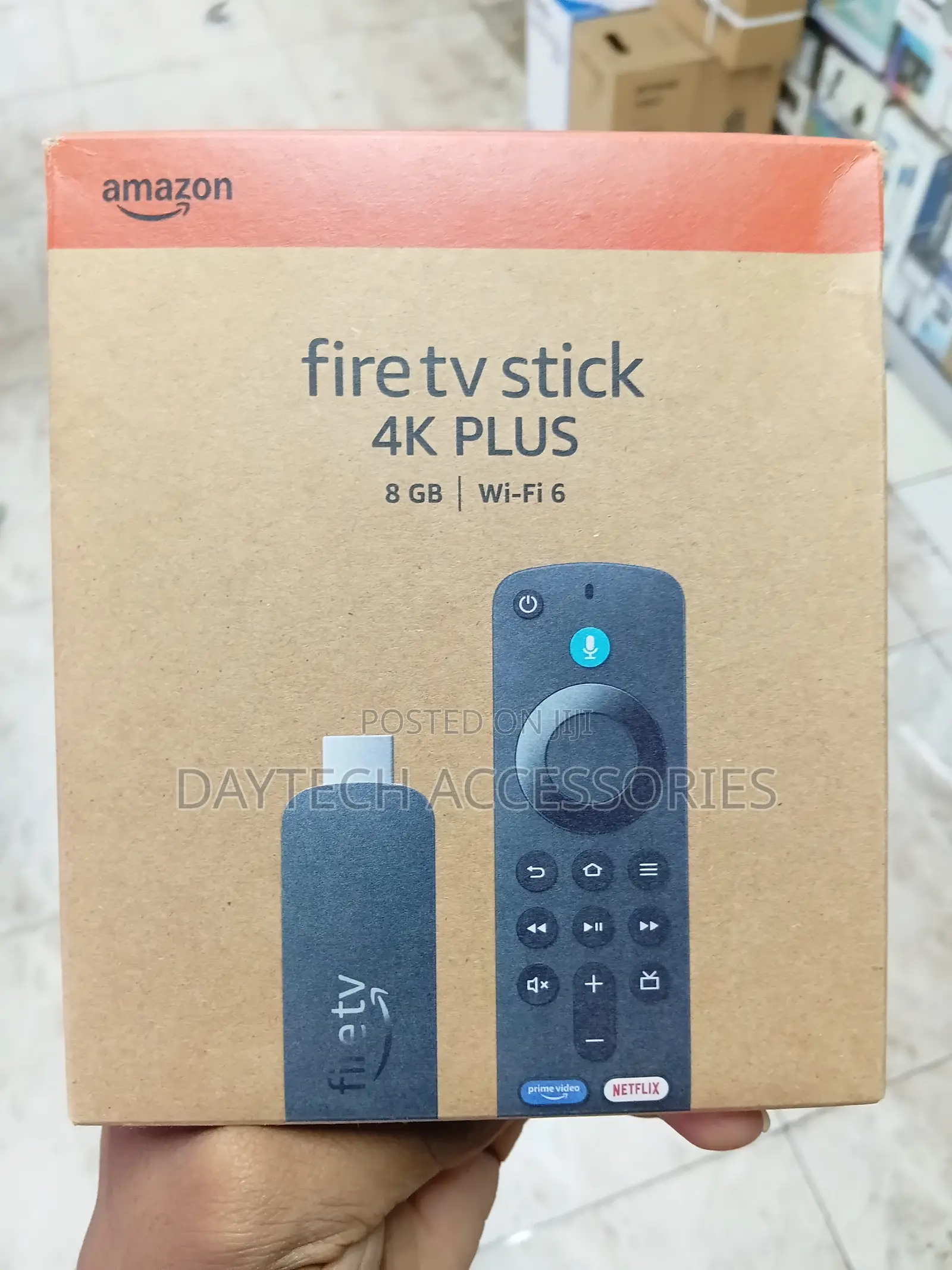 Amazon Fire TV Stick 4K Plus Streaming Device.