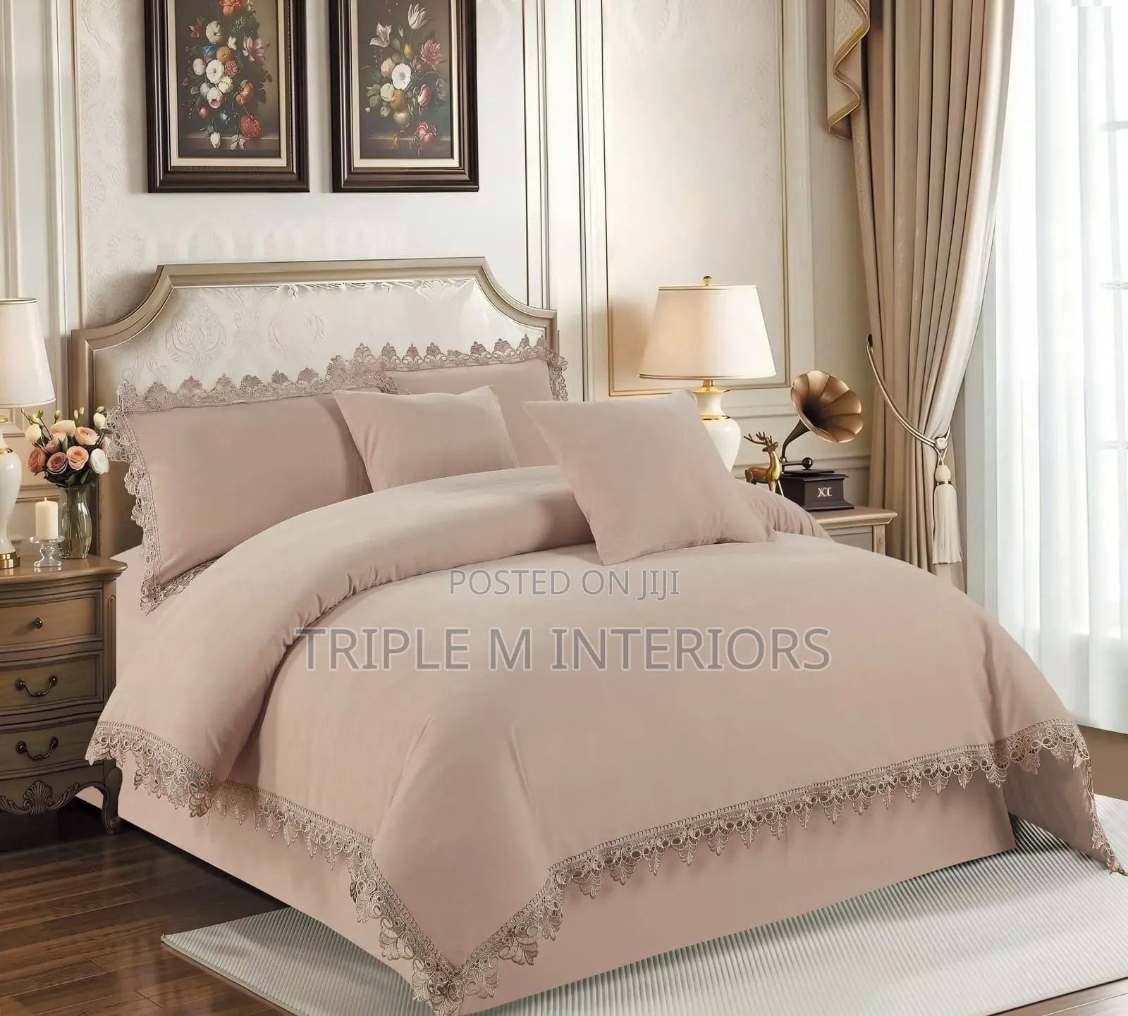 6 by 7 Duvet Set -1 Duvet, 1bedsheets, 4pillowcases