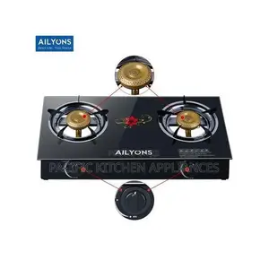 AILYONS Two/ Double Burner Table Top Cooker With a Strong Glass Top