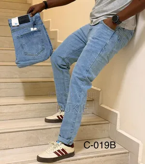 Plain Hard Jeans for Men