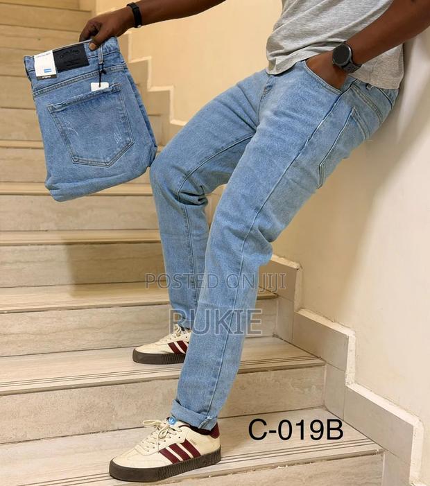 Plain Hard Jeans for Men