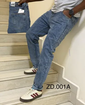 Plain Hard Jeans for Men