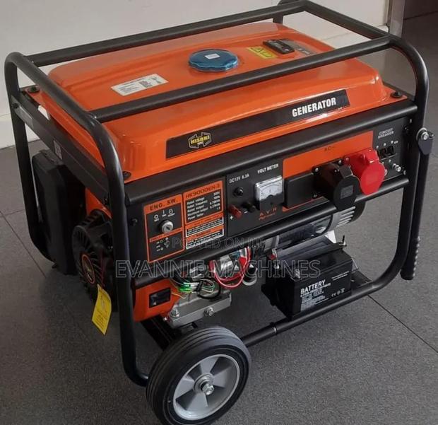 9000en-3phase Petrol Generator Key Start - main view